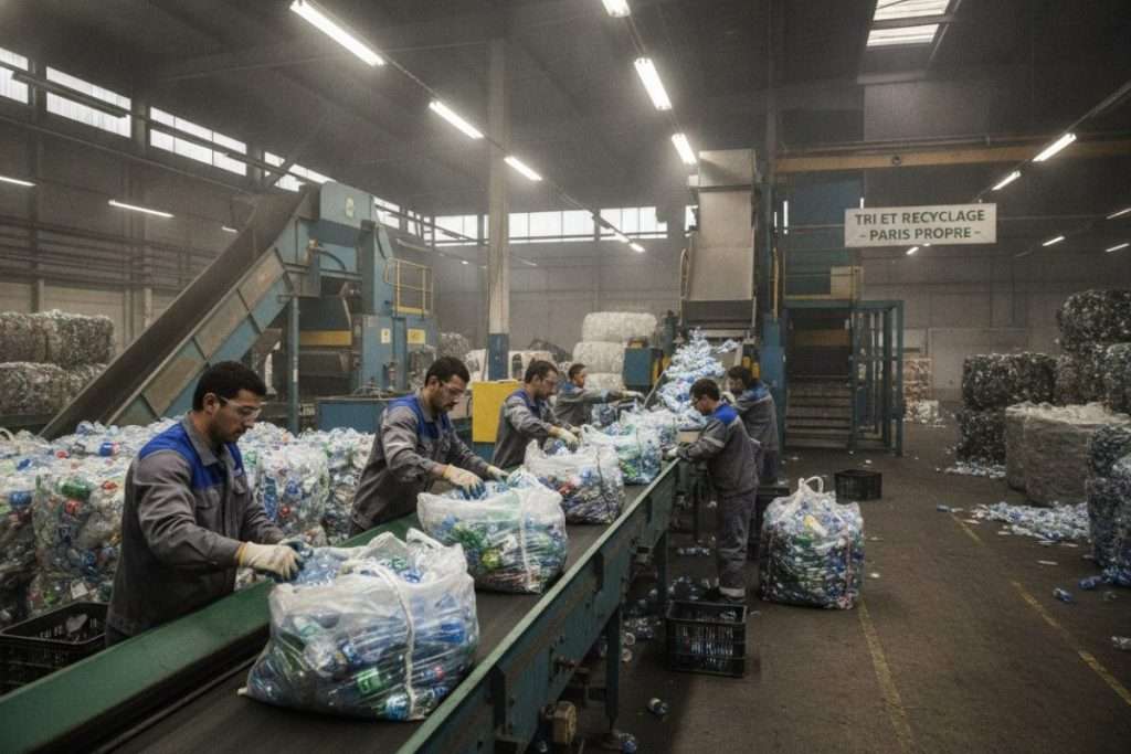 Fabrication de plastiques recyclés à Paris