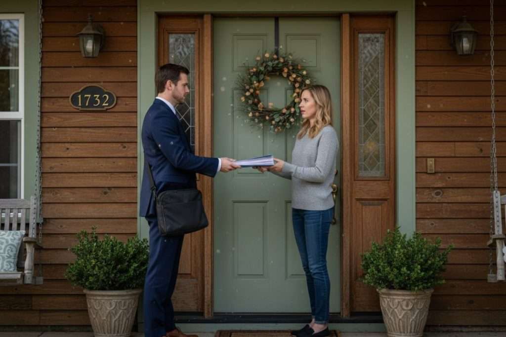 Avis de passage huissier : délais à respecter